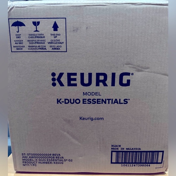 Keurig K-Duo Essentials Coffee Brewer in Black